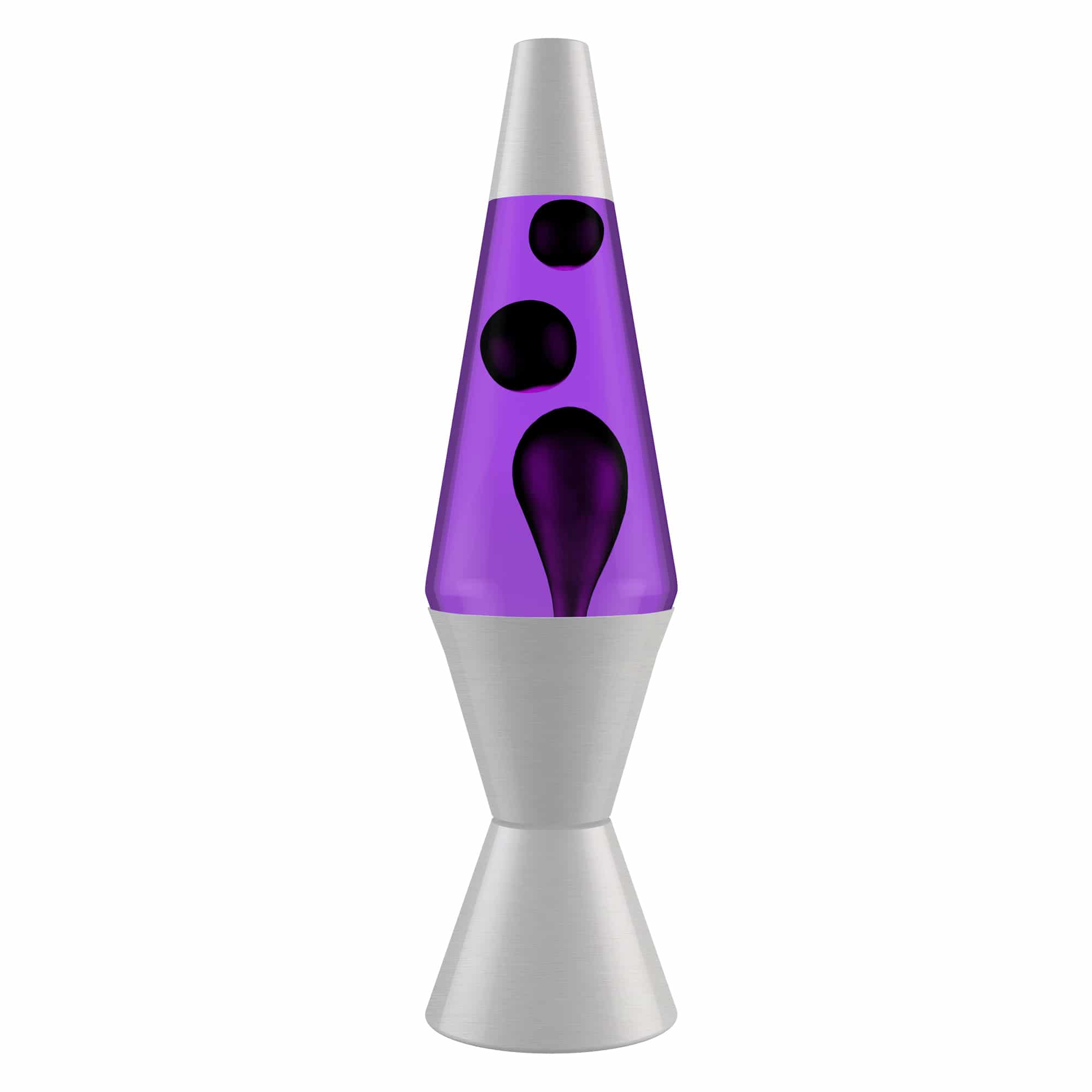 14.5???? LAVA Lamp ?C Black & Purple