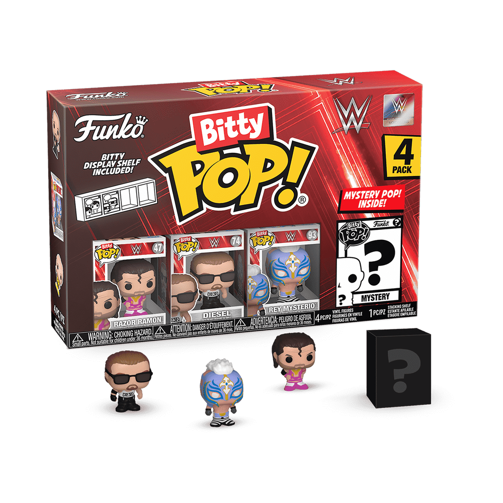 Bitty Pop! WWE 4-Pack Series 3