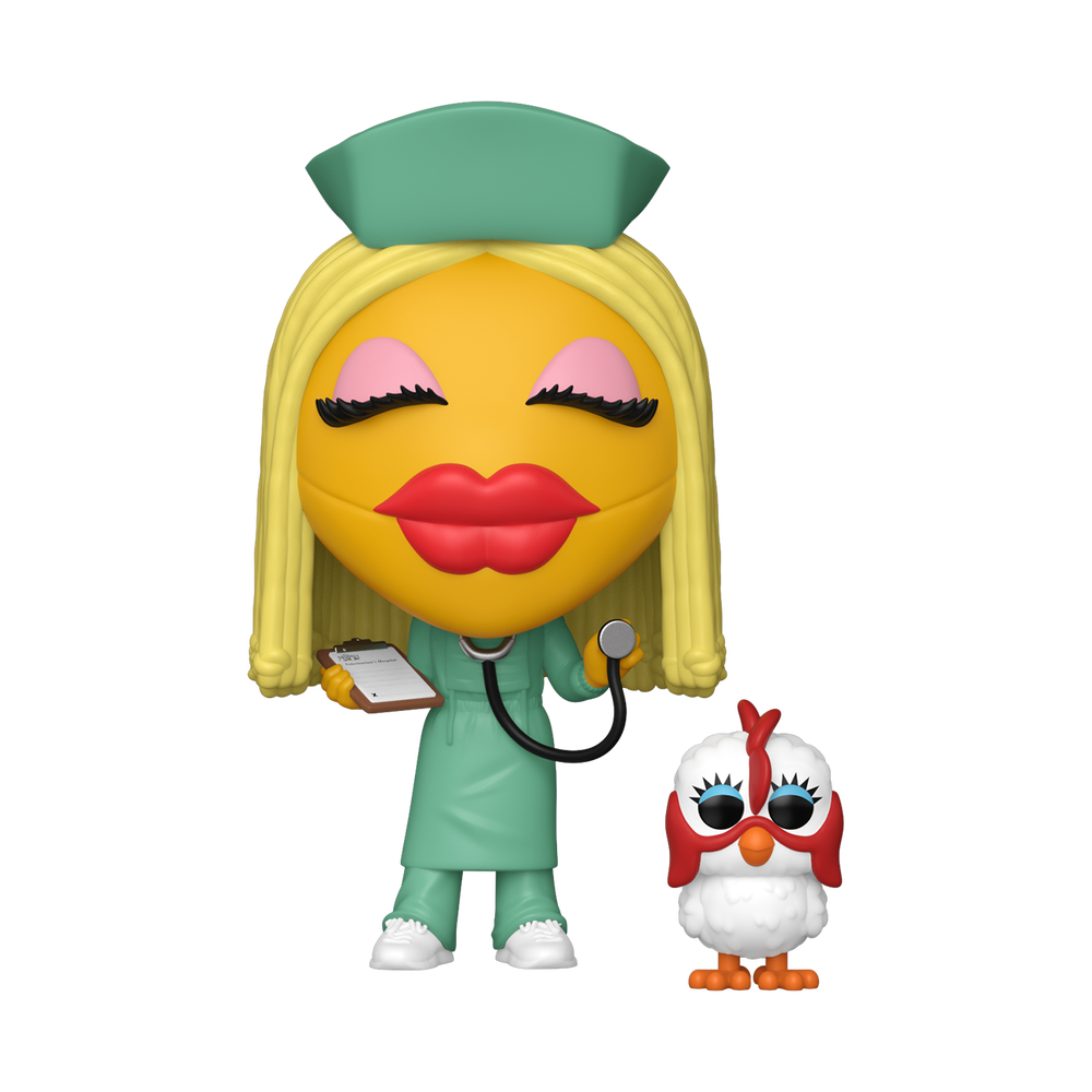 Pop! & Buddy Janice with Chicken
