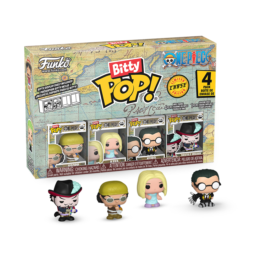 Bitty Pop! One Piece 4-Pack Series 4