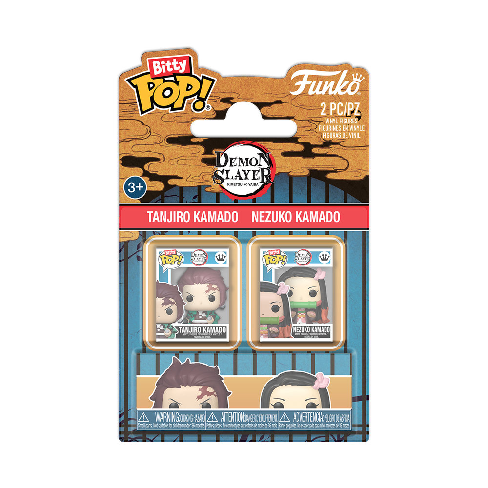 Bitty Pop! Tanjiro Kamado & Nezuko Kamado 2-Pack