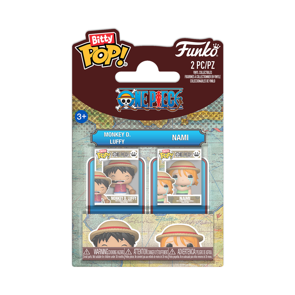 Bitty Pop! Monkey D. Luffy & Nami 2-Pack
