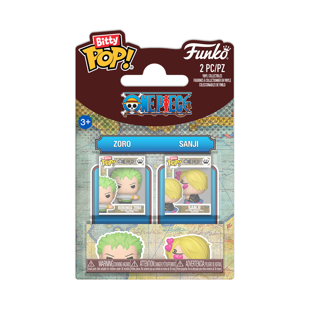 Bitty Pop! Zoro & Sanji 2-Pack