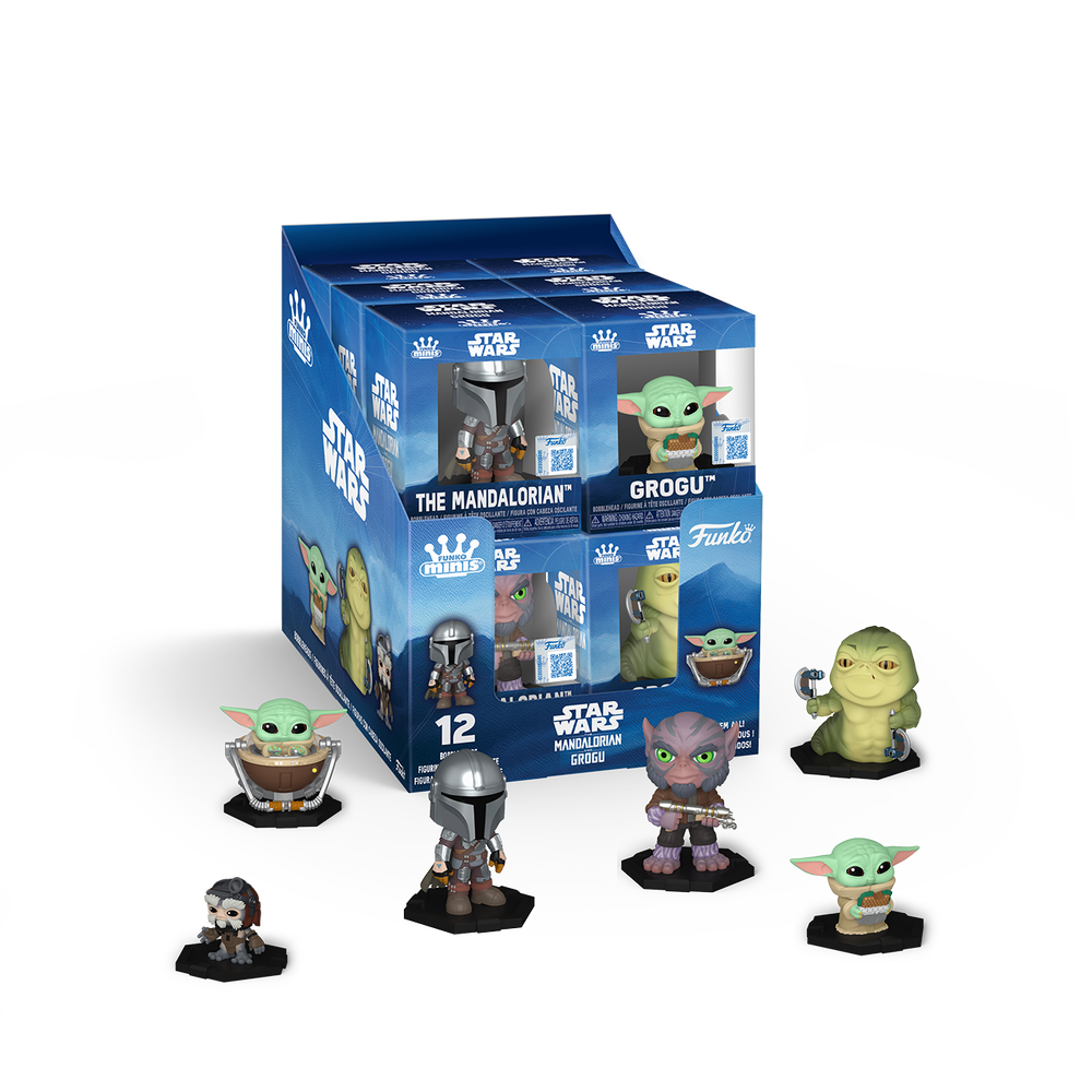 The Mandalorian and Grogu Mini Vinyl Figures