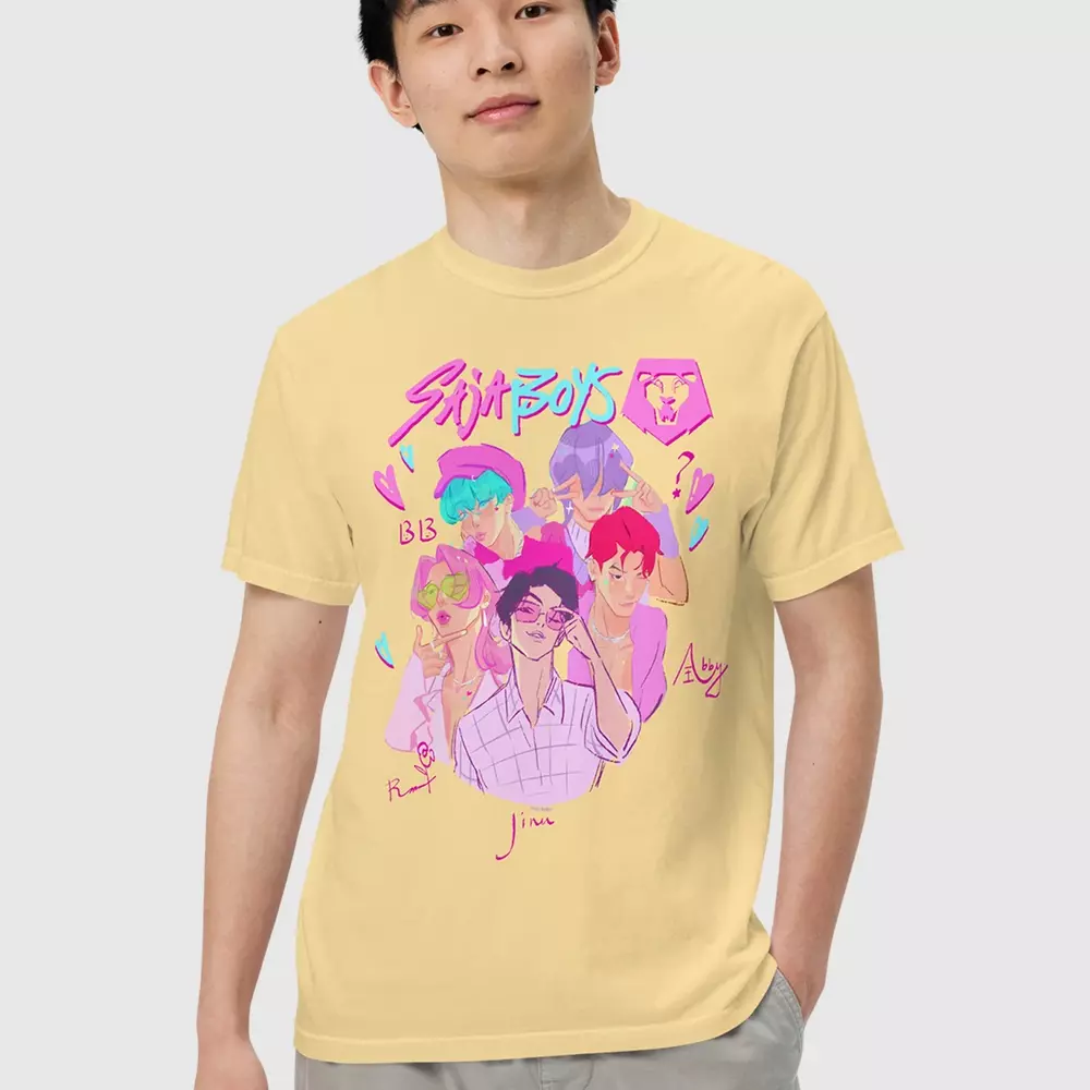 KPop Demon Hunters Saja Boys Lineup Tee