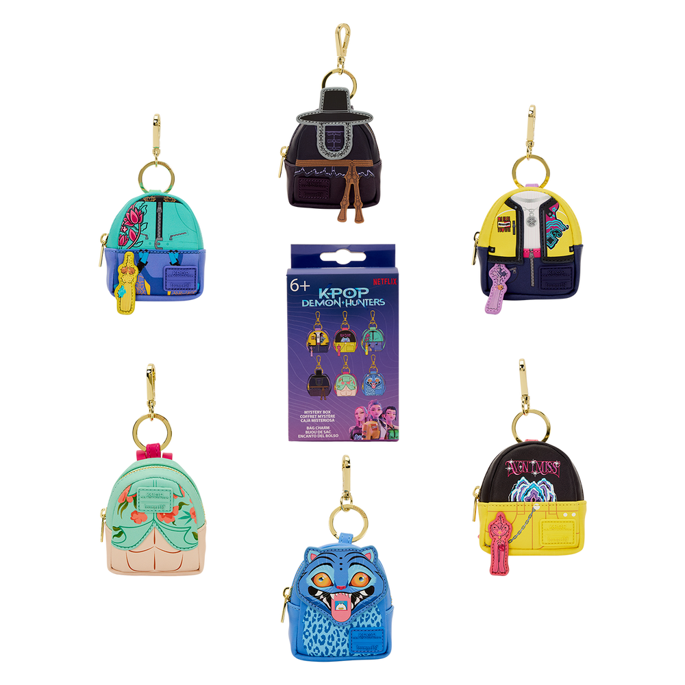 KPop Demon Hunters Cosplay Mystery Mini Backpack Keychain Charm
