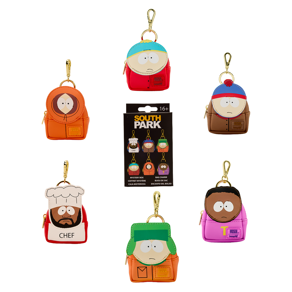 South Park Cosplay Mystery Mini Backpack Keychain Charm