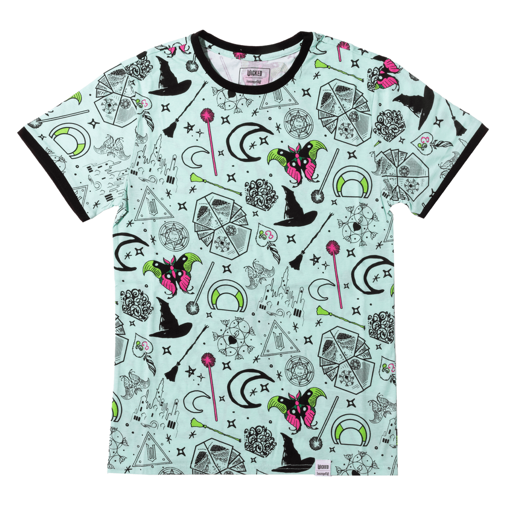 Wicked Elphaba & Glinda All-Over Print Unisex Tee
